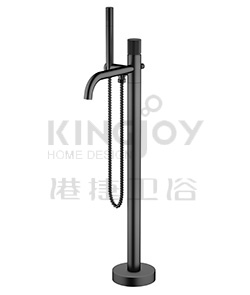 (KJ827M001 Matte Black) Single lever bath/shower mixer floor-mounted