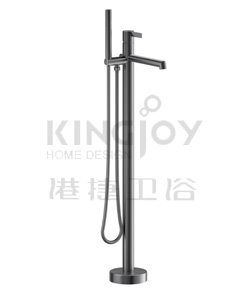 (KJ869M001 枪灰拉丝) Single lever bath/shower mixer floor-mounted