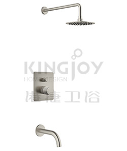 (KJ8277201 Brushed Nickel PVD) Single lever concealed bath/shower mixer