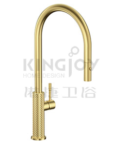 (KJ807G038) Single lever sink mixer with pull-out handshower