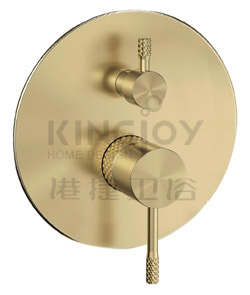 (KJ807X038) Single lever wall 4-way mixer with diverter