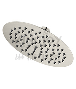 (KJ8077430 Brushed Nickel PVD) Stainless steel round rainshower ss