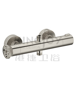 (KJ8263201 Brushed Nickel PVD) Thermostatic shower mixer