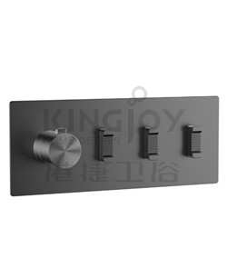 (KJ8674102) Thermostatic shower mixer with 3 slide handle