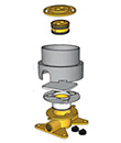 (KJ9009900) Freestanding built-in part