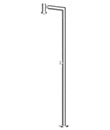 (KJ807M022-22-02) Outdoor Shower