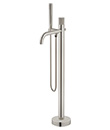 (KJ827M001 Brushed Nickel PVD) Single lever bath/shower mixer floor-mounted