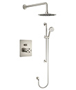 (KJ8267202 Brushed Nickel PVD) Single lever concealed shower mixer