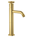 (KJ826L000 Brushed Gold-Zr) Single lever mono high basin mixer
