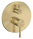 (KJ807X038) Single lever wall 4-way mixer with diverter