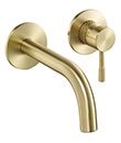 (KJ807V038) Single lever wall basin mixer