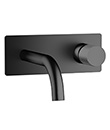 (KJ827V000 Matte Black) Single lever wall basin mixer