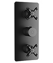 (KJ8264176) Thermostatic concealed mixer with diverter,2 inlets 1/2'',3 outlets 1/2''