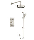 (KJ8268420 Brushed Nickel PVD-2) Thermostatic concealed shower mixer
