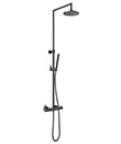 (KJ8698302 枪灰拉丝) Thermostatic shower mixer