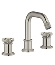 (KJ826T000 Brushed Nickel PVD) Two-handle basin mixer deck-mounted
