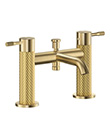 (KJ807M038) Two-handle basin/shower mixer deck-mounted